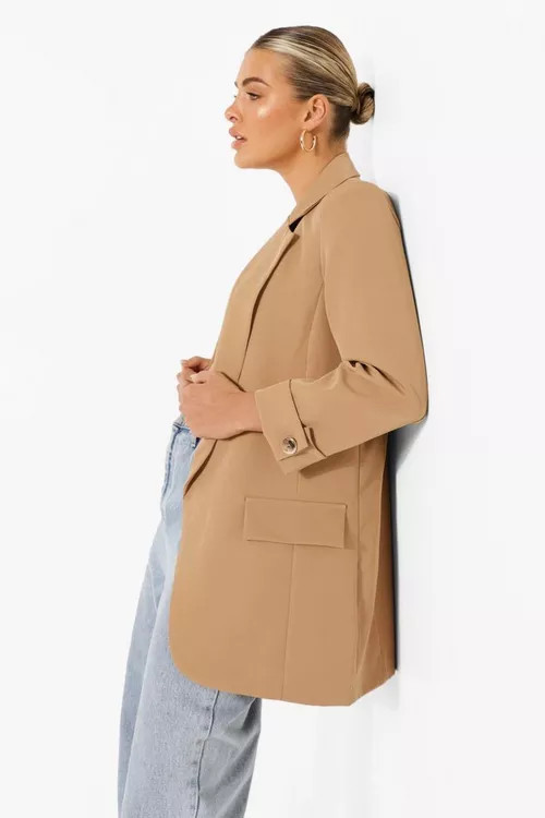 Turn Back Cuff Tailored Blazer | Boohoo.com (US & CA)