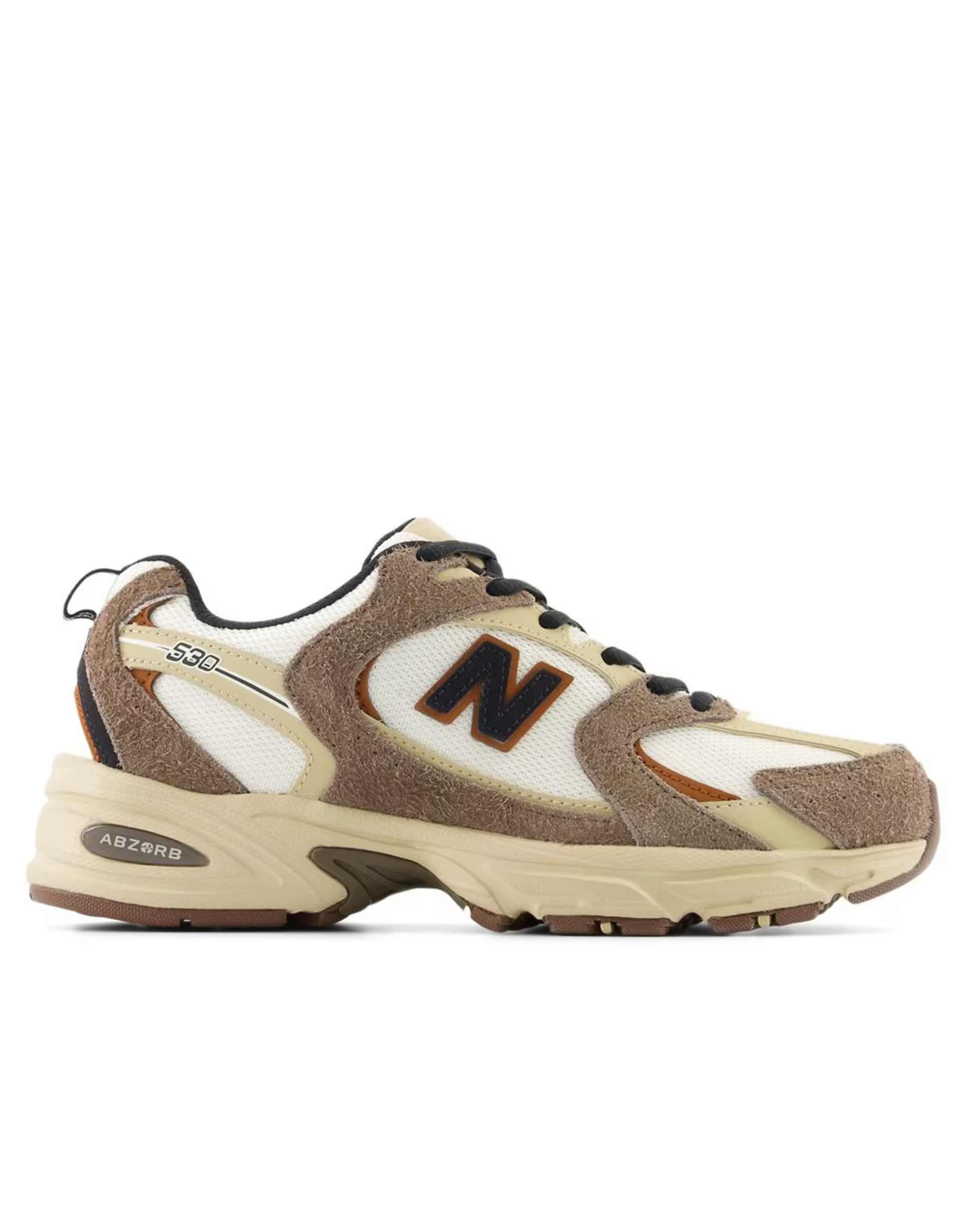 New Balance 530 sneakers in white with brown details | ASOS | ASOS (Global)