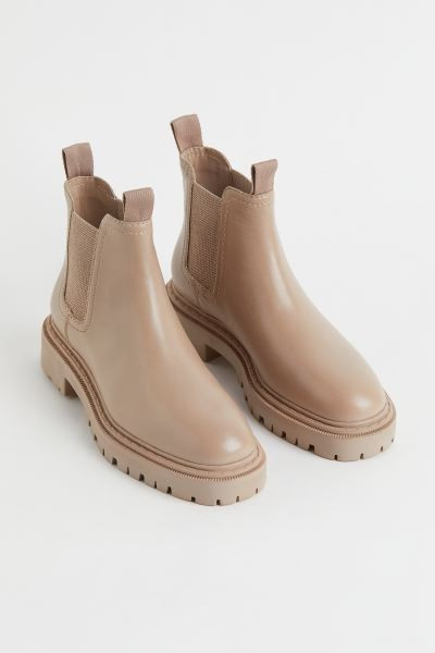 Leather Chelsea Boots | H&M (US + CA)