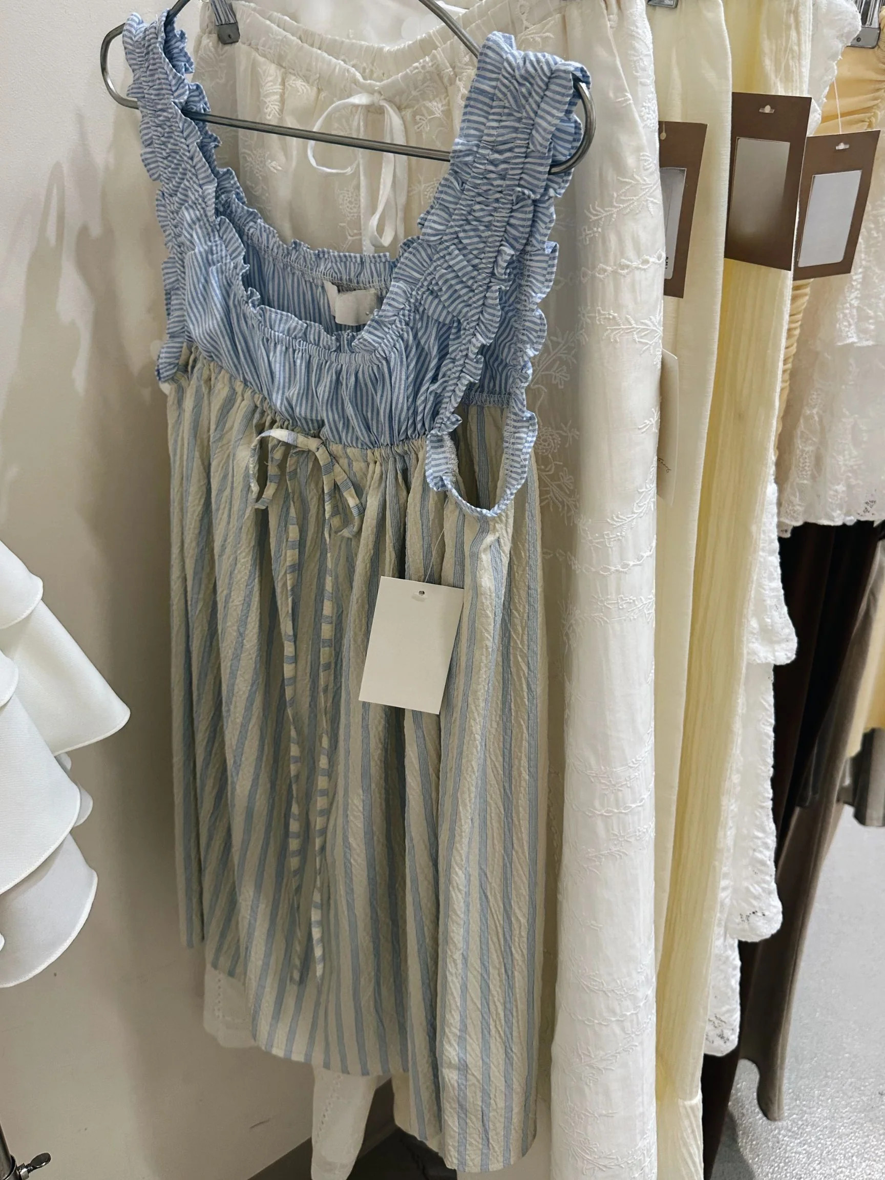Sky Striped Mini Dress | The Native One