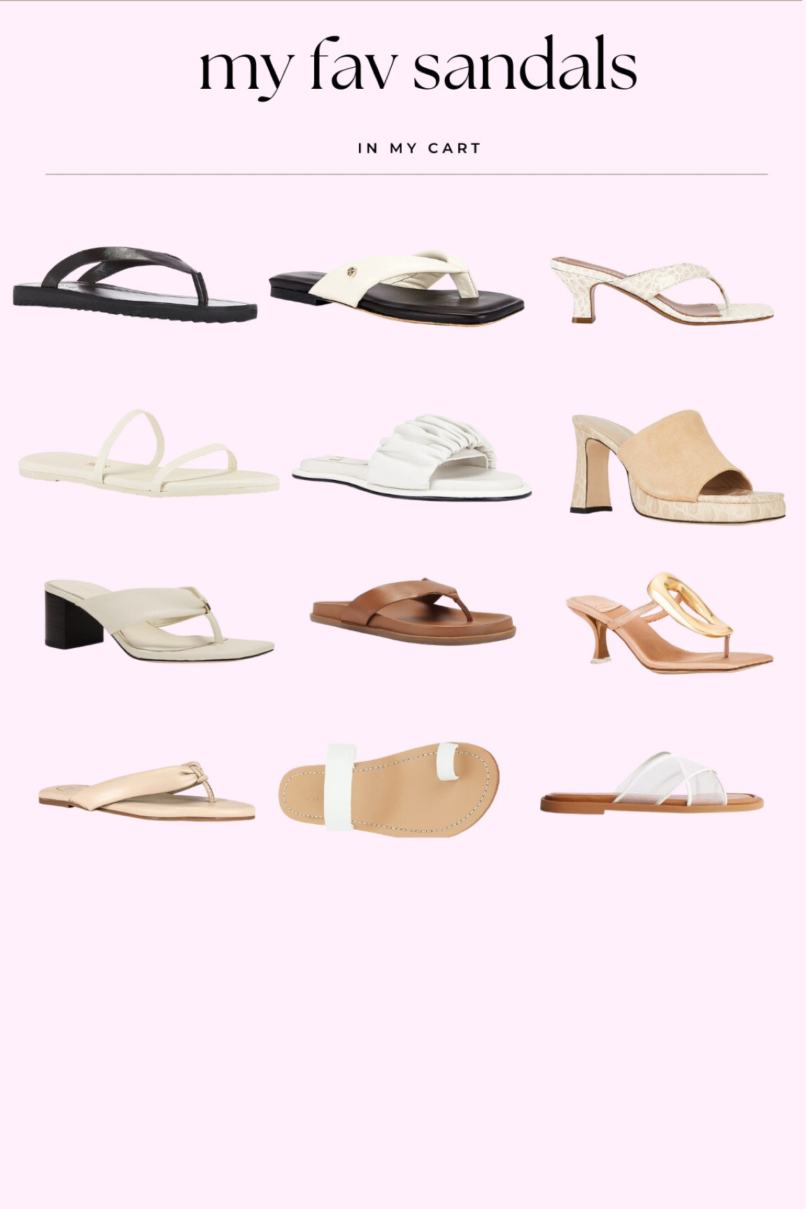 My fav sandals in my cart

#LTKSeasonal #LTKStyleTip #LTKShoeCrush