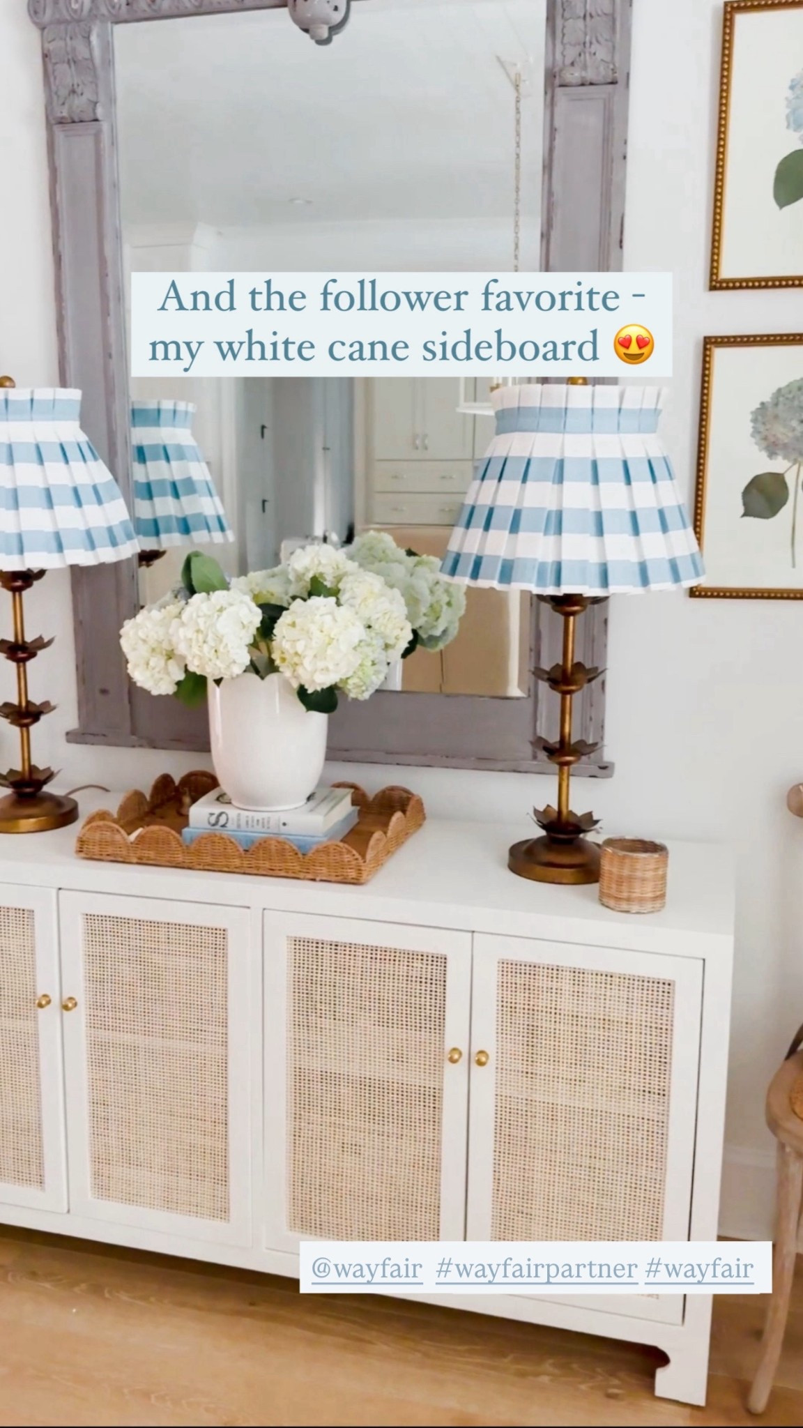Classic coastal designer inspired home decor & furniture @wayfair #wayfairpartner #wayfair