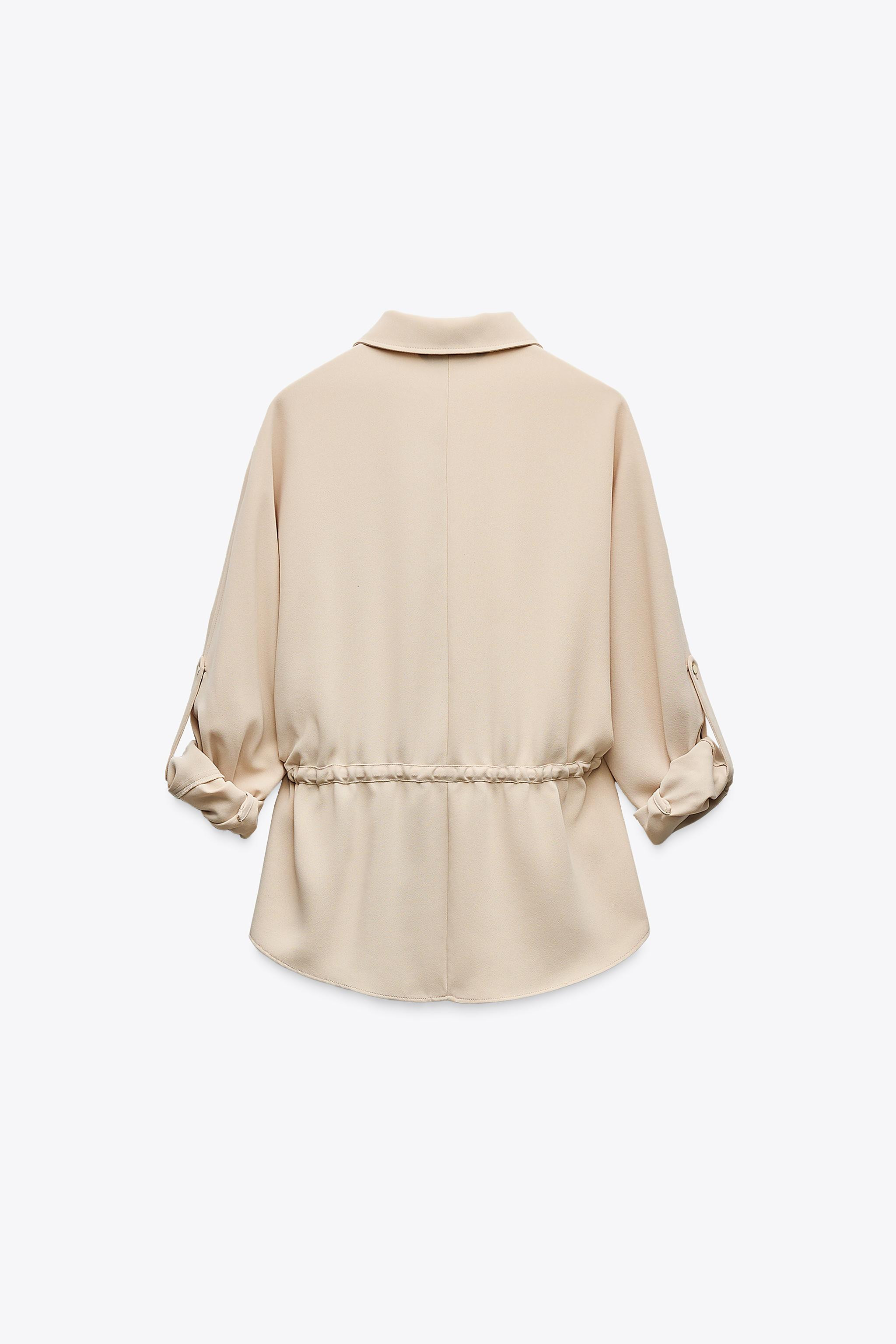 CREPE SAFARI SHIRT | Zara US