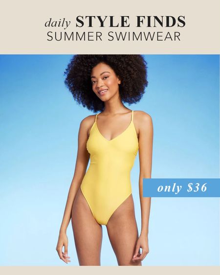 Women's V-Neck One Piece Swimsuit - Shade & Shore - Target Swimwear - #target #summervacation #whattopack

#LTKswim #LTKsalealert #LTKover40