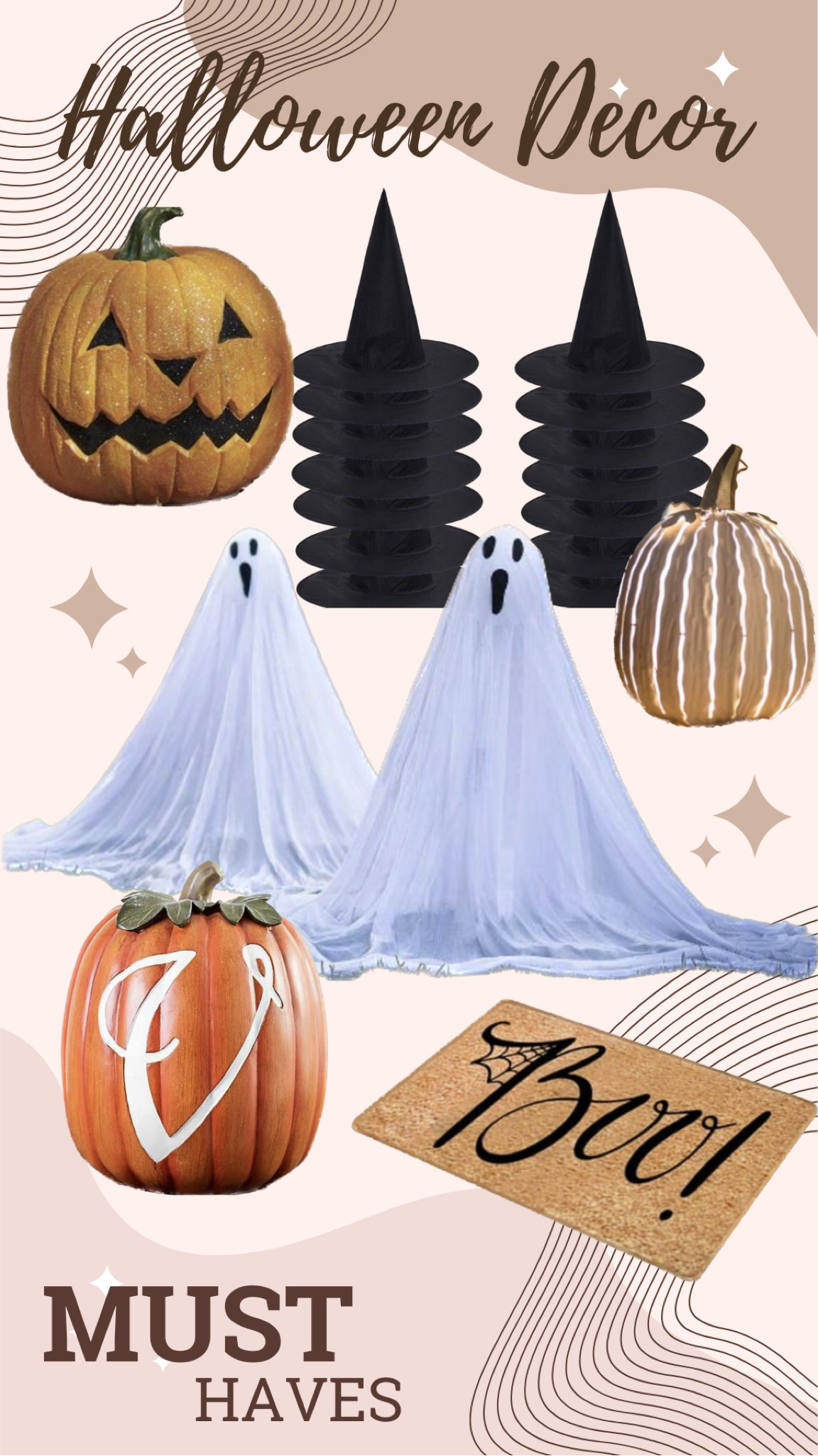 Halloween, ghosts, cute ghosts, spooky ghosts, witch hats, porch decor, pumpkins, spooky decor, target, Walmart, Grandin road, Kirklands 

#LTKHalloween #LTKSeasonal #LTKHoliday
