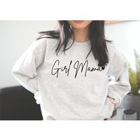 Girl Mama Sweatshirt, Mom Shirt New Of Pregnancy Announcement T-Shirt Oversized Sweater Gift For Gir | Etsy (US)