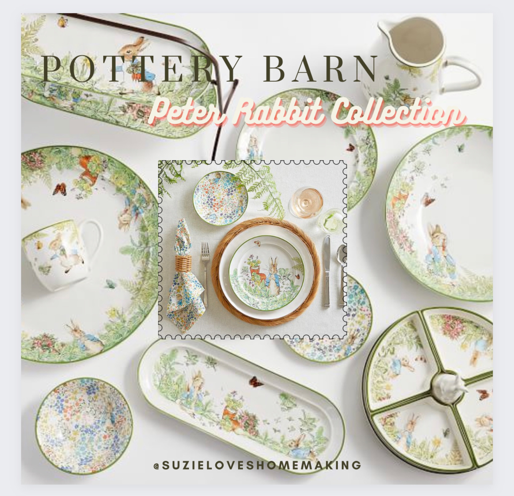The sweetest Peter Rabbit Stoneware Collection from Pottery Barn

#LTKhome #LTKSeasonal