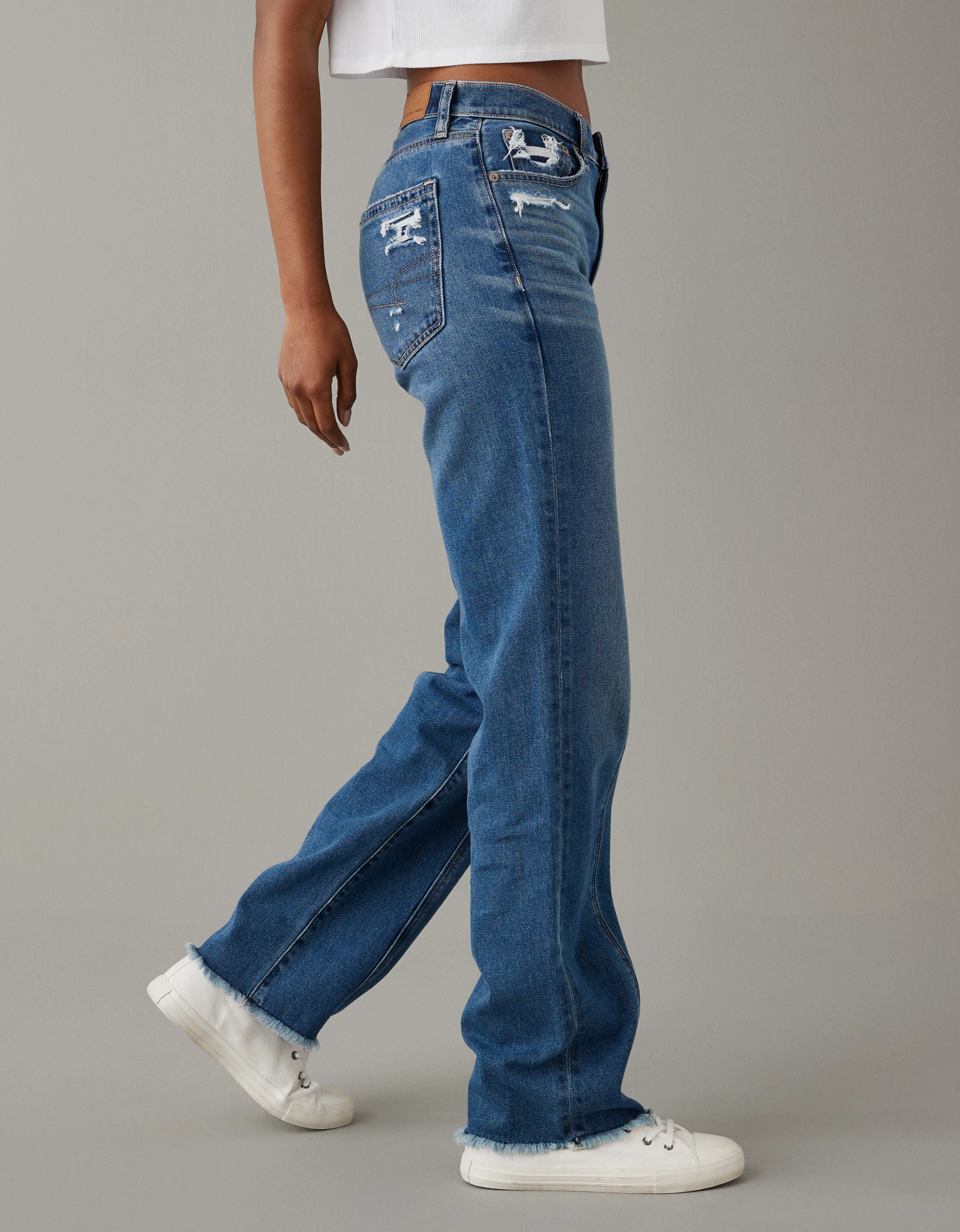 AE Low-Rise Baggy Straight Jean | American Eagle Outfitters (US & CA)