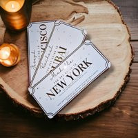 Surprise Holiday Ticket, Personalised Trip Voucher, Vacation Reveal, Boarding Pass, Birthday Golden Ticket | Etsy (UK)