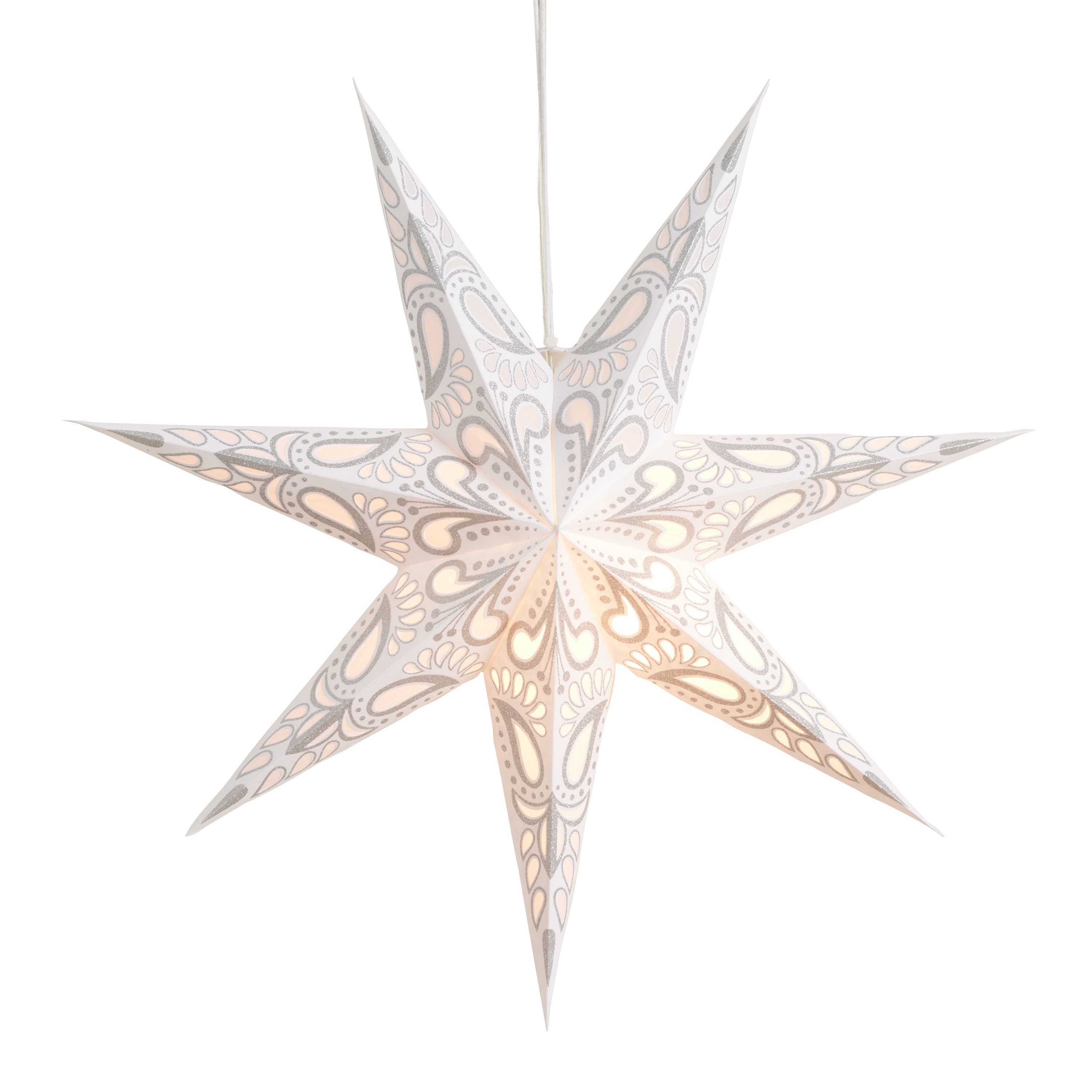Metallic Paper Cutout Star Hanging Decor | World Market