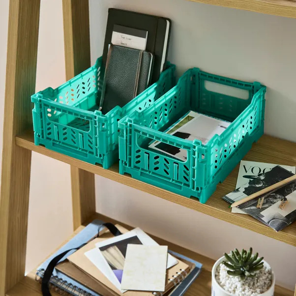 Pack of 2 Foldable Crates | Dunelm (migrated)