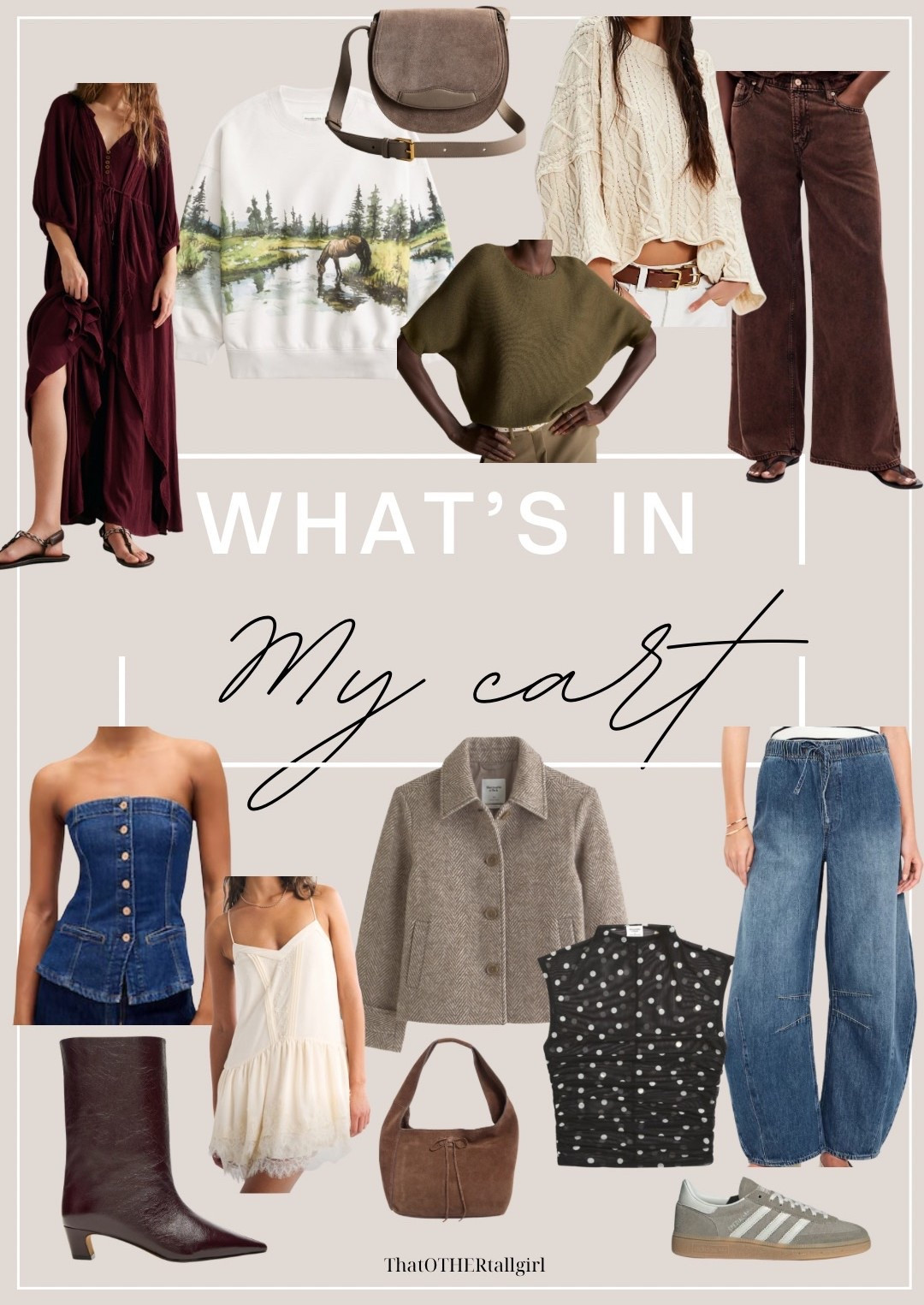 What’s in my cart for transitioning into fall as a tall mom 

#LTKMidsize #LTKOver40