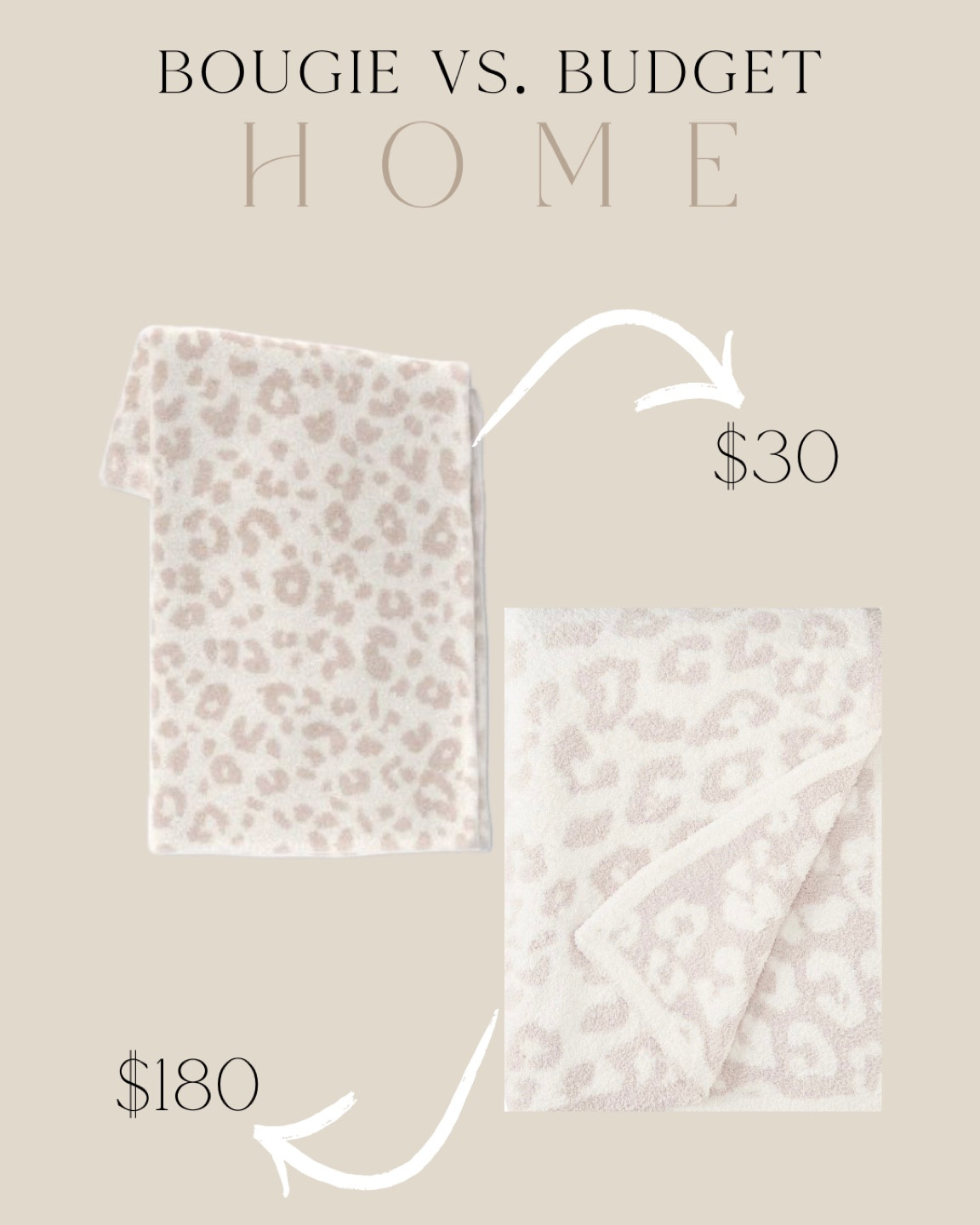 Bougie vs Budget | Designer Dupe Blanket

#LTKstyletip #LTKfindsunder50 #LTKsalealert