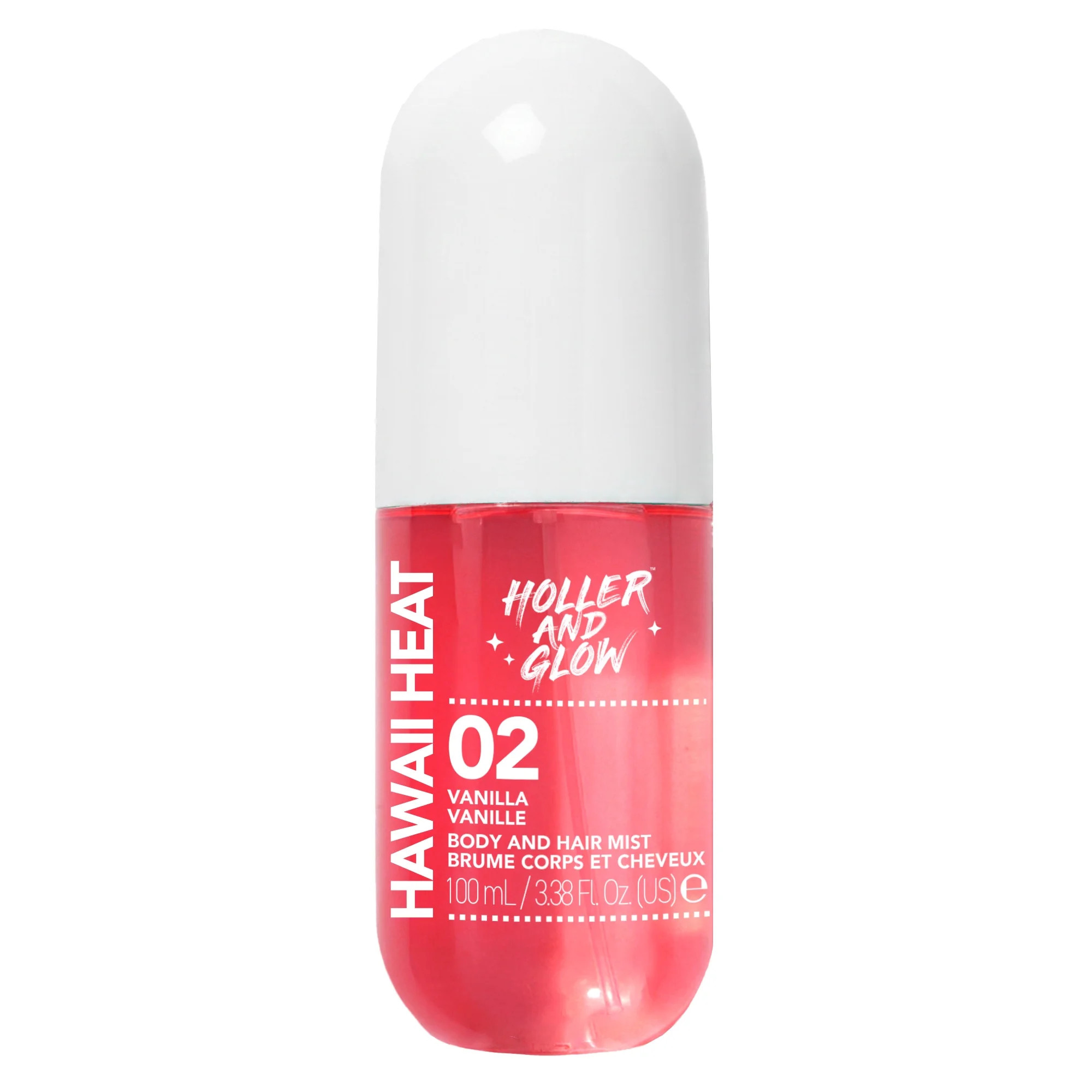 Holler and Glow Hawaii Heat Vanilla Body & Hair Mist, 100 ml/3.38 fl oz | Walmart (US)