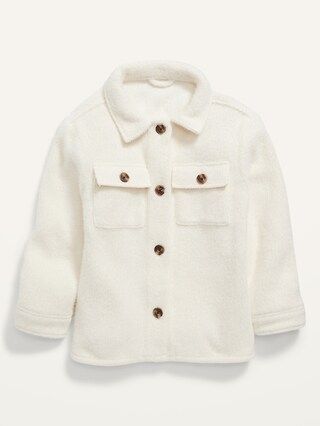 Textured Double-Knit Shacket for Girls | Old Navy (CA)