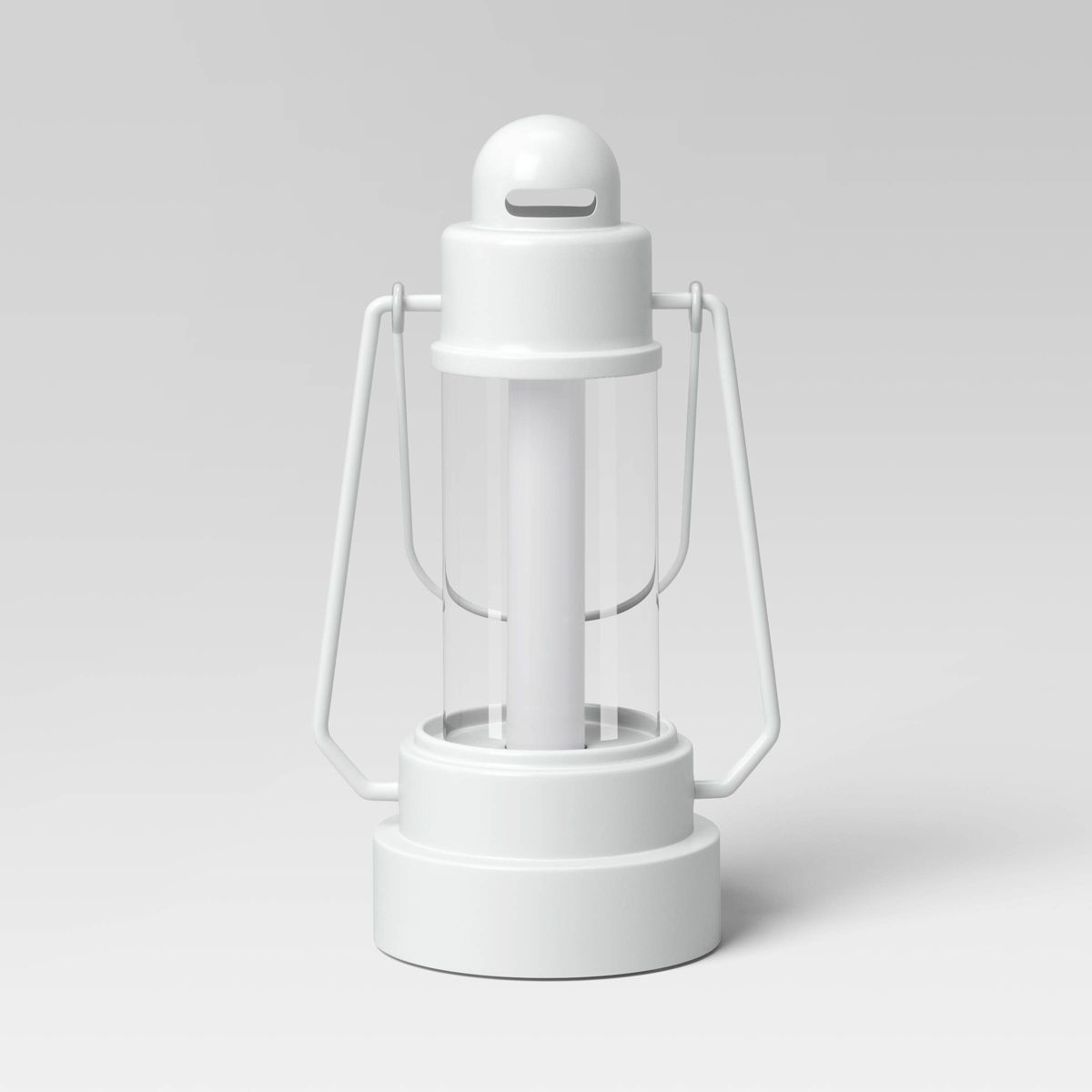 Metal Classic Battery LED Pillar Candle Outdoor Lantern White - Threshold™ | Target