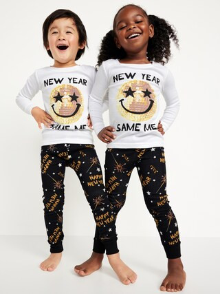 Unisex Snug-Fit Printed Pajama Set for Toddler & Baby | Old Navy (US)