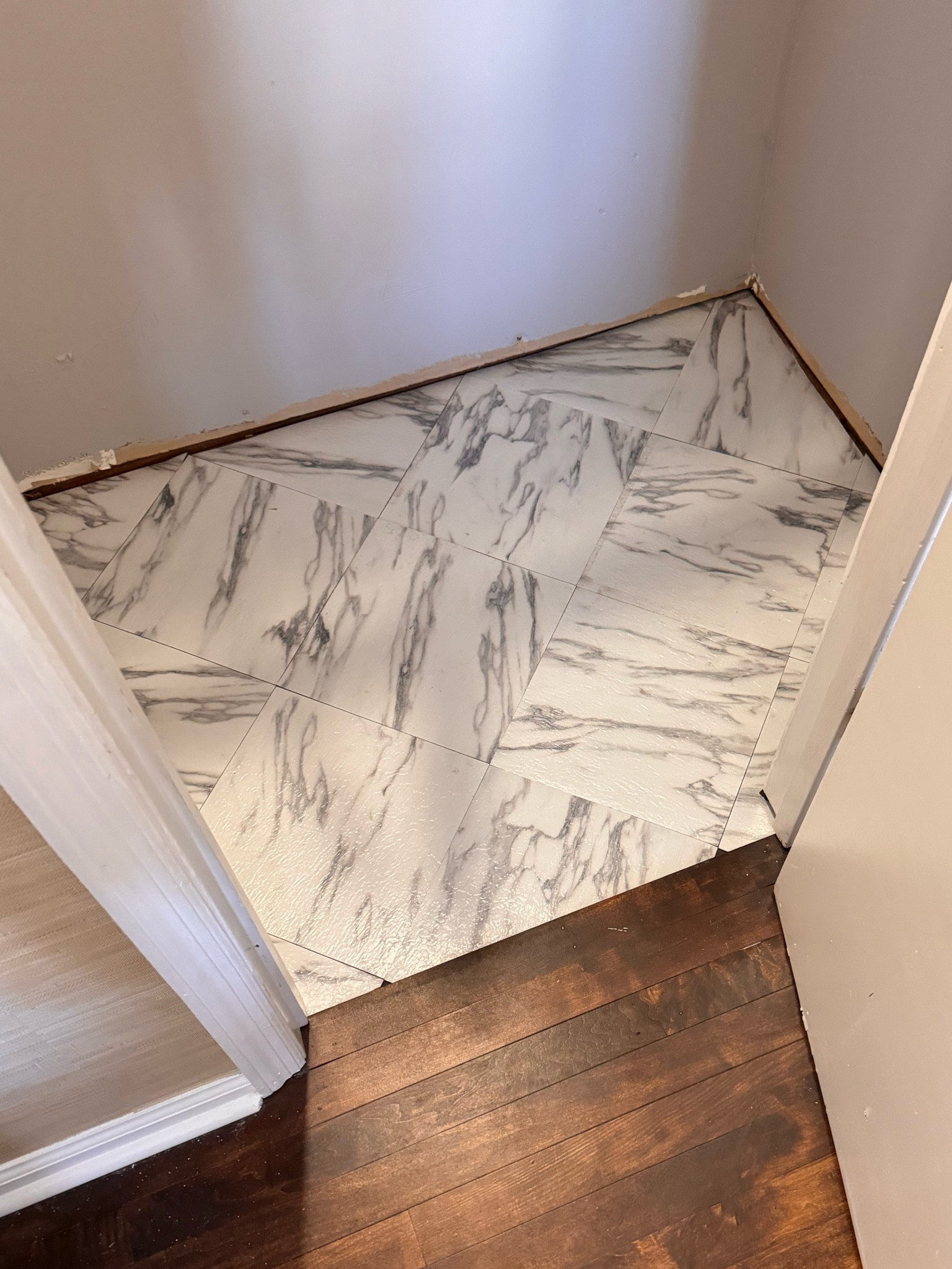 Super quick and easy way to update flooring. I used one box and had plenty leftover! 

#LTKfindsunder50 #LTKhome