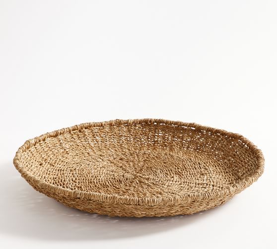 Watkins Handwoven Woven Tray - 24" | Pottery Barn (US)