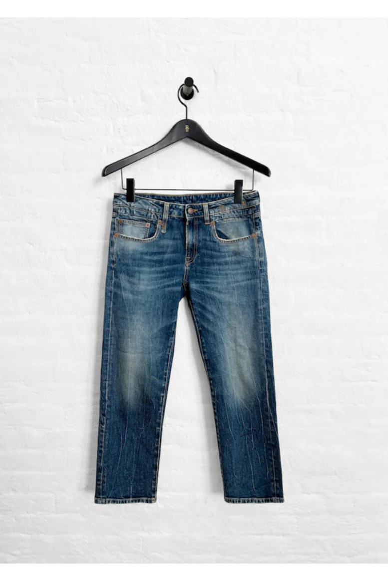 R13 Boy Straight in Kelly Blue 30 | WEST2WESTPORT