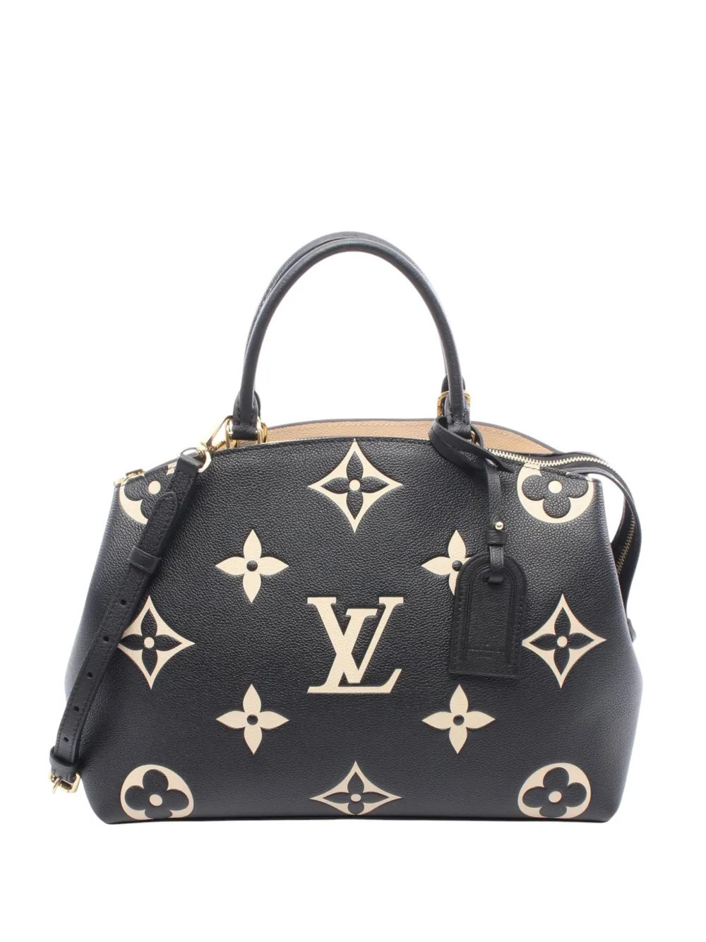 Louis Vuitton Pre-Owned 2021-2025 Bicolor Monogram Empreinte Giant Grand Palais MM satchel - Black | Farfetch Global