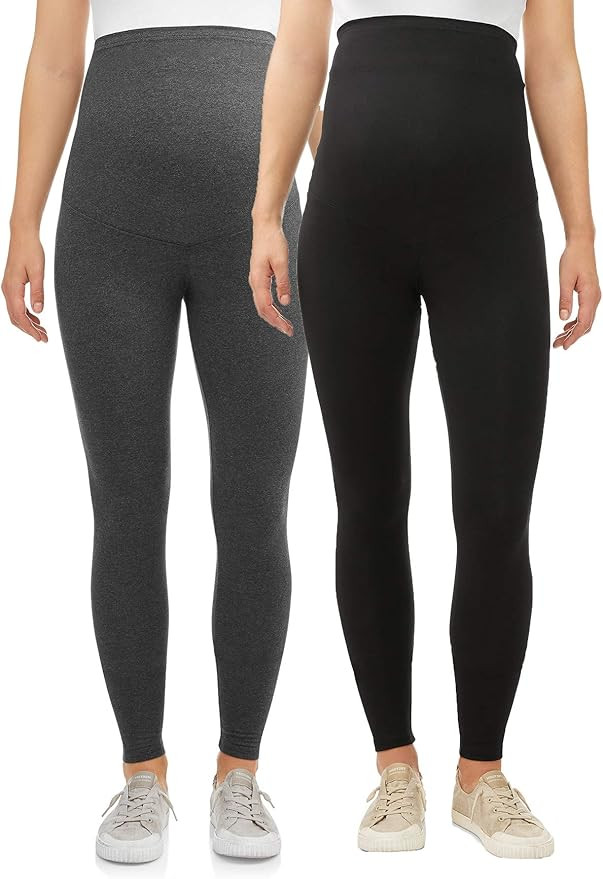 RUMOR HAS IT Maternity Over The Belly Super Soft Support Leggings | Amazon (US)