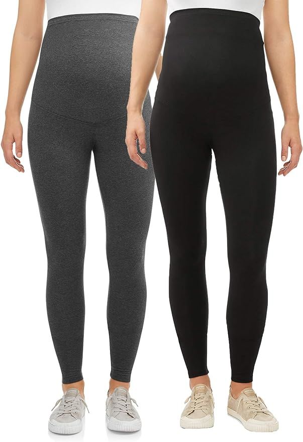 RUMOR HAS IT Maternity Over The Belly Super Soft Support Leggings | Amazon (US)