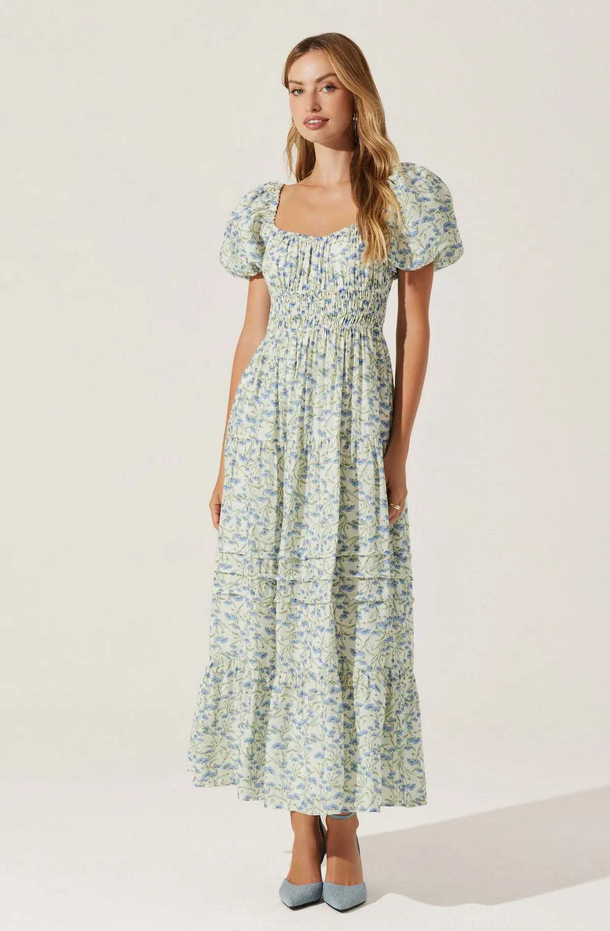 Florentina Floral Tiered Maxi Dress | ASTR The Label (US)