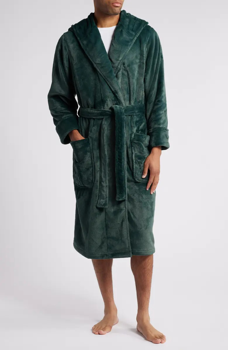 Nordstrom Fleece Hooded Robe | Nordstrom | Nordstrom