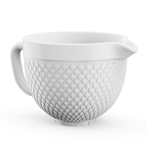 Amazon.com: Ceramic Mixer Bowl For KitchenAid all 4.5-5 Quart Tilt-Head Stand Mixers, 5 qt Mixing... | Amazon (US)
