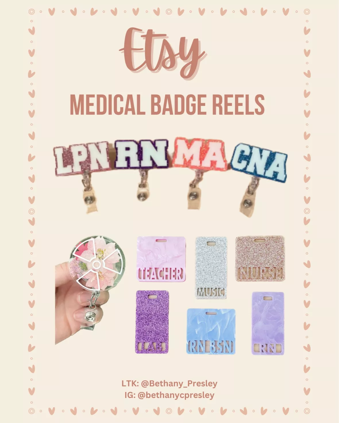 Badge Reel Princess Coffee, Badge Reel Nurse, Badge Reel Custom, Badge Reel  Personalized, Badge Reel Glitter, Badge Reel RN