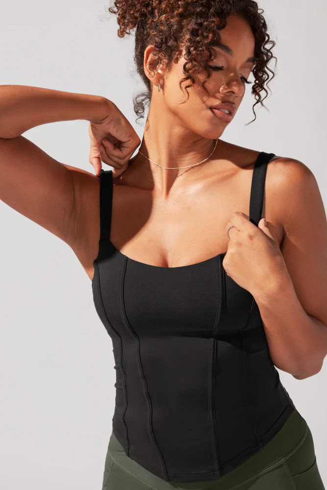 Corset Cami - Black | POPFLEX