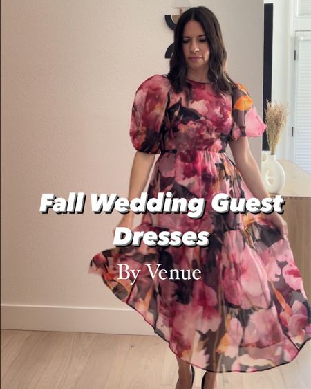 Dresses to wear to a Fall Wedding | wedding guest dresses 

#LTKwedding