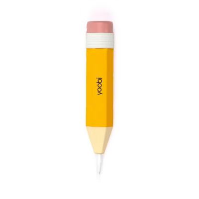 Yoobi Novelty Ballpoint Pen Squishy Yellow Pencil | Target