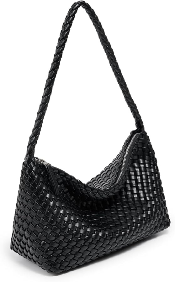 MELOLILA Woven Shoulder Bag Small Woven Hobo Bag Braided Purses for Women | Amazon (US)
