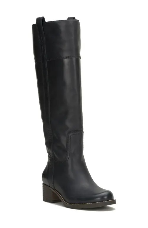 Lucky Brand Hybiscus Knee High Boot in Black 01 at Nordstrom, Size 7.5 | Nordstrom