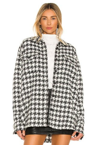 L'Academie The Meloe Blouse in Black & Ivory from Revolve.com | Revolve Clothing (Global)