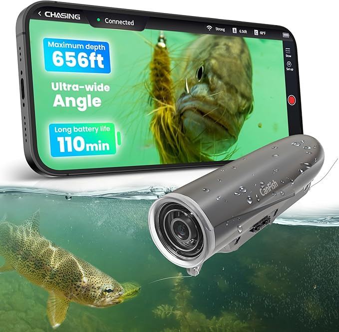 CanFish Fishing CamX Fishing Finders Camera,Lure Action Camera HD 1080P &136°Ultra-Wide-Angle,65... | Amazon (US)