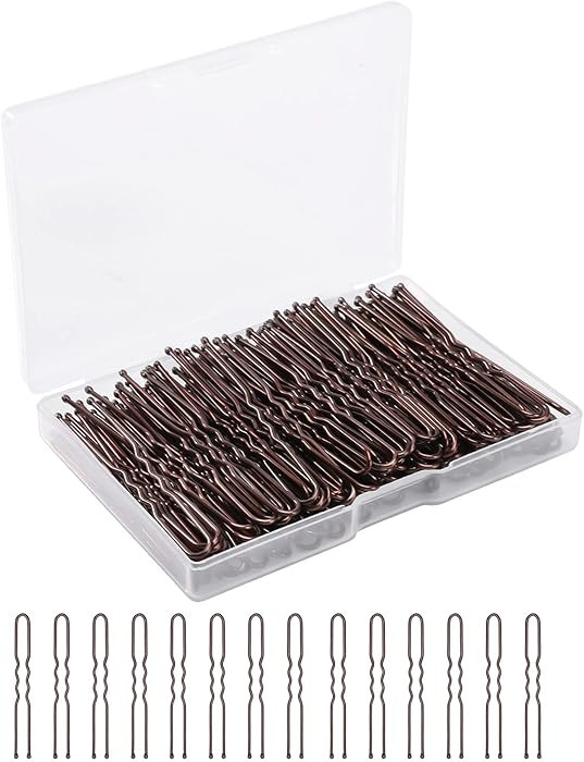 BEoffer U Shaped Hair Pins, 200 Count of Buns Waved Hair Pins for Women Girls with Box for Updos ... | Amazon (CA)