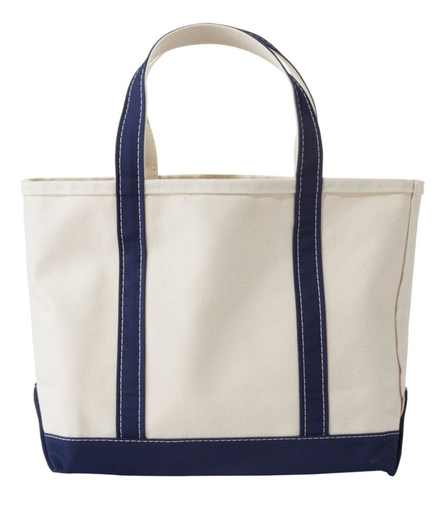 Boat and Tote, Open-Top Blue Trim Reg, Canvas/Nylon L.L.Bean | L.L. Bean
