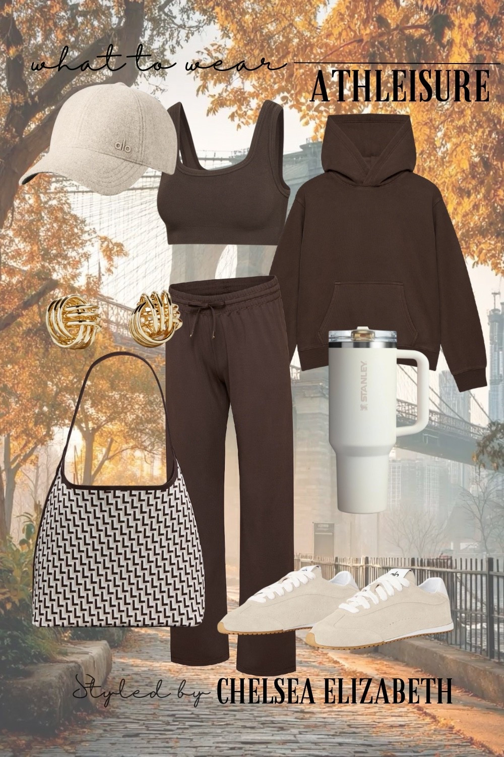 Athleisure Outfits | Athleisure Set | Athleisure Outfits for Errands | Fall Athleisurewear 
•••
Aritzia Brown Pants 
Aritzia Brown Hoodie 
Aritzia Bra Top 
Alo Sneakers 
Alo Hat
Lululemon Shoulder Bag
Alo Cap
Stanley Tumbler 
Baublebar earrings  
•••
Old Money Fall Outfit | Classy Fall Outfit | Fall Neutrals | Fall Chic | Chic Fall Outfits | Fall Outfits Petite | Fall Outfits | Fall Casual Outfits| Fall Transition Outfits | Fall Outfits Women | Fall Capsule Wardrobe | Everyday Outfits | Cute Outfits | Casual Chic  | Casual Outfits | Weekend Outfits | Errands Outfit | Coffee Run Outfit | Shopping Outfit | Comfy Outfits |  Comfy Sets | Comfy Chic | Monochromatic Outfit | Baseball Hat Outfit | Matching Set Outfit | Matching Sets | Matching Set Women | Matching Set Fall | 2 Piece Outfits | 2 Piece Sets | 2 Piece Sets Fall | Two Piece Set | Two Piece Outfits | Sneaker Outfit | Sporty Outfit | School Drop Off Outfit | Athleisure Outfits | Athleisure Outfits Amazon | Athleisure Outfits for Errands | Athleisure Fall | Gym Outfit | Workout Outfit | Athletic Outfits | Athletic Wear | Theme Park Outfit | Pilates Outfit | Pilates Set | Yoga Outfit | Yoga Set | Athletic Set | Travel Outfit | Airport Looks | Airport Style | Airport Travel | Airport Fashion | Airport l Airplane Outfit | Airplane Travel Outfit | Plane Outfit | Comfy Travel Wear | neutral outfit | neutral style | classic style | classic outfits | chic outfits | chic style | casual chic | quiet luxury | minimalist | minimalist fashion | 

#LTKSeasonal #LTKFindsUnder50 #LTKFindsUnder100 #LTKShoeCrush #LTKItBag #LTKOver40 #LTKTravel #LTKActive #LTKStyleTip #LTKPetite