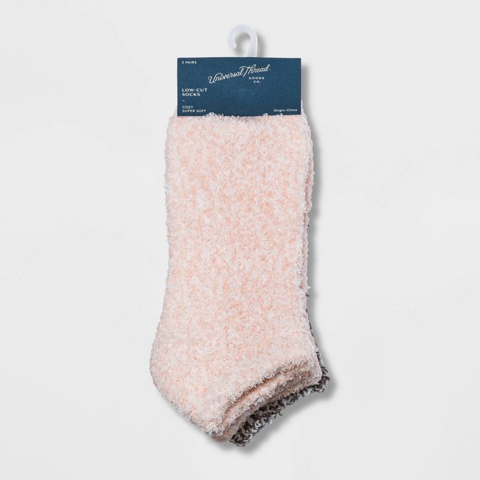 Women's Cozy Marled 2pk Low Cut Socks - Universal Thread™ 4-10 | Target
