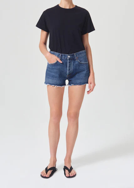 Parker Vintage Cut Off Short in Caution | AGOLDE