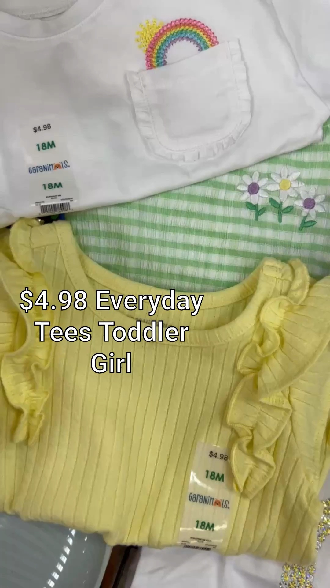 $4.98 Everyday Tees Toddler Girl