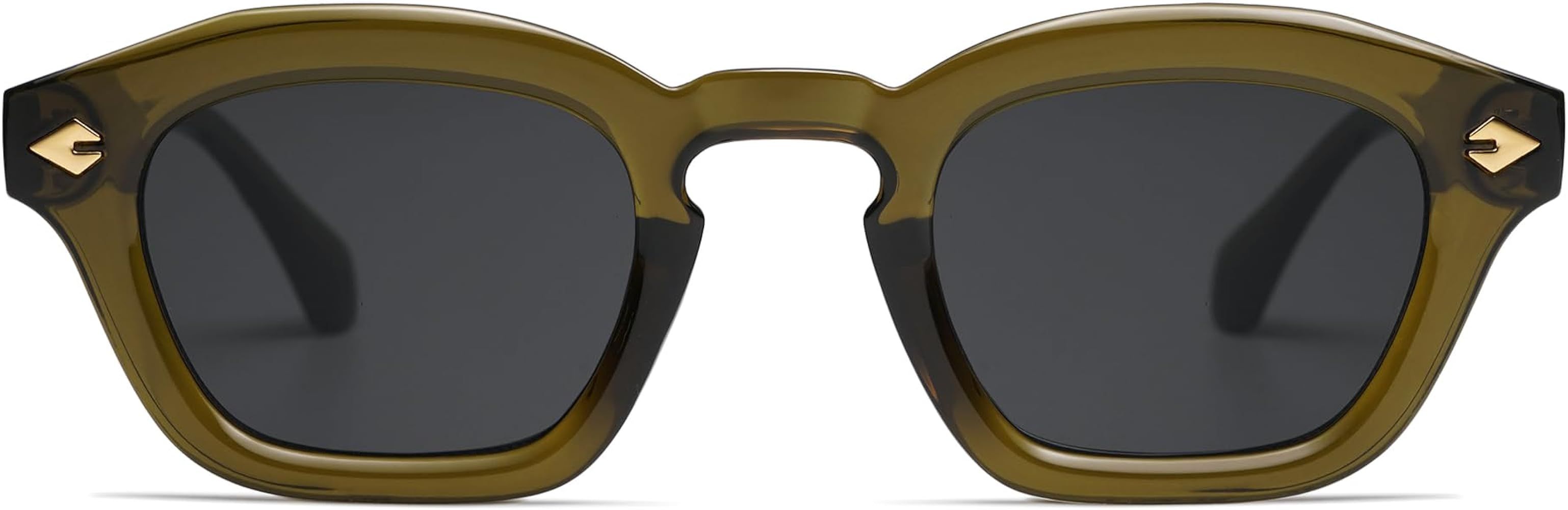 Retro Small Square Sunglasses for Women Mens Rectangle Sunnies AP3680 | Amazon (US)