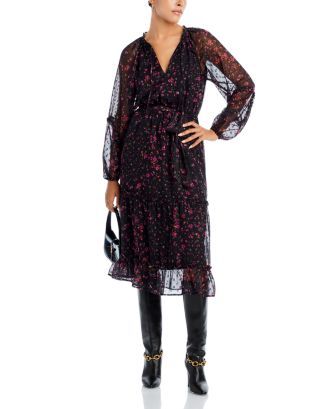 Ruffled Midi Dress - 100% Exclusive | Bloomingdale's (US)