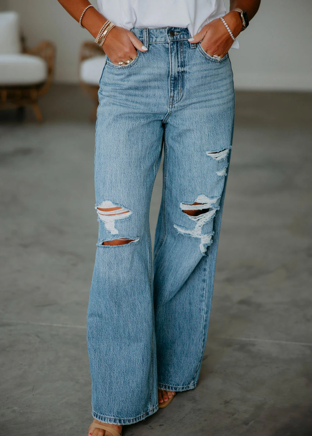 Randy Cello Wide Leg Jeans | Lauriebelles