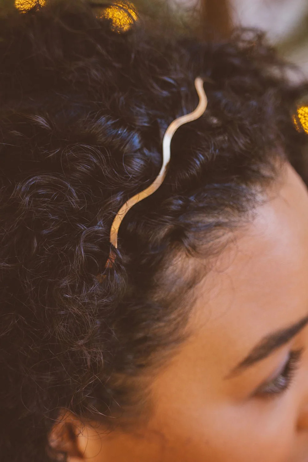 Waves of Gold Hard Headband | Shop Andi