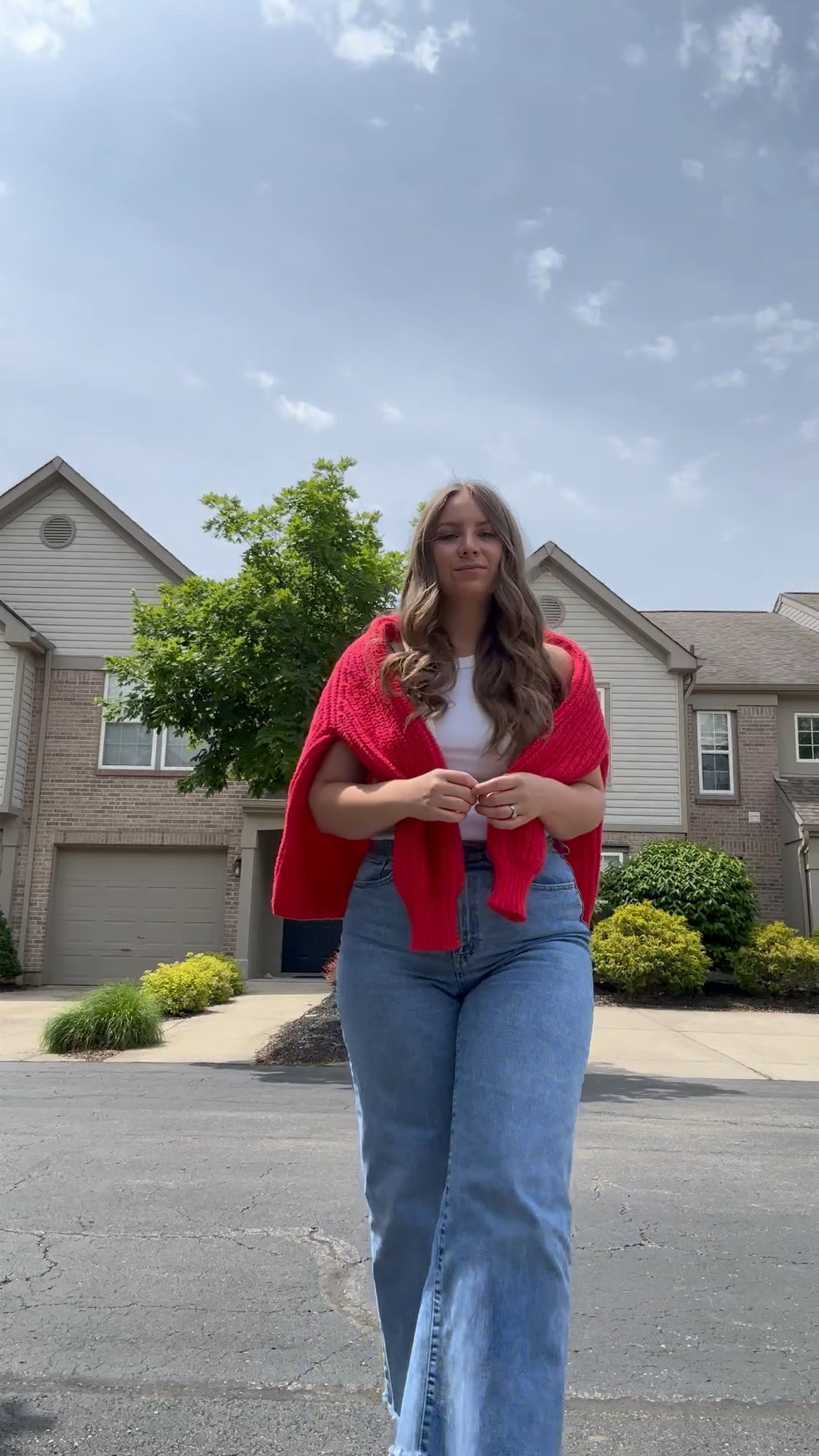 OOTD! Love this look for less sweater from Amazon — it comes in so many colors! Tank is on sale for Memorial Day for $6 and my Adidas Court 3.0s are on sale too.

#LTKStyleTip #LTKSaleAlert #LTKFindsUnder50