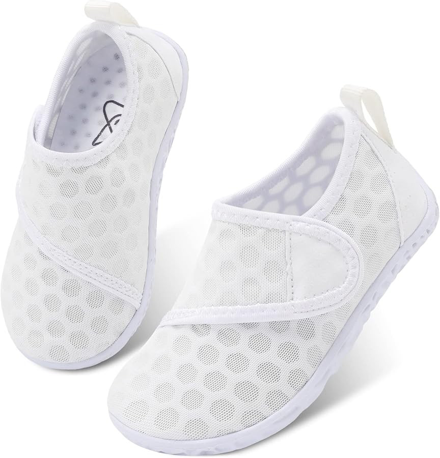 LeIsfIt Toddler Water Shoes Boys Girls Aqua Socks Kids Breathable Swim Shoes Non-Slip Barefoot Be... | Amazon (US)